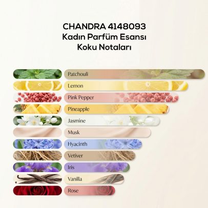 CHANDRA 4148093 Kadın Parfüm Esansı (Kendi Parfümünü Kendin Yap)